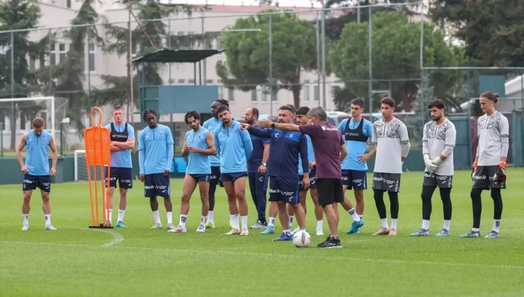 Trabzonspor, Başakşehir Maçı Hazırlıklarını Sürdürüyor